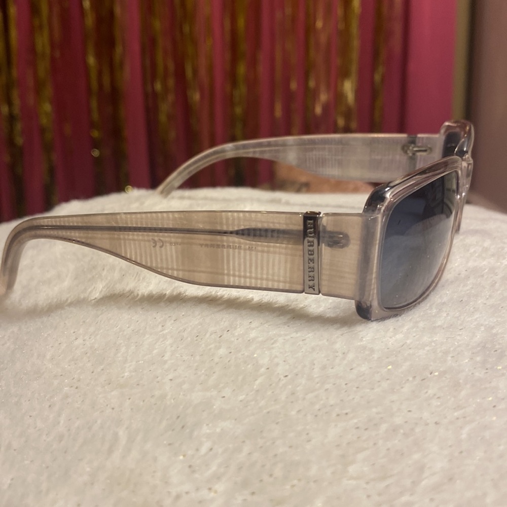 Burberry women’s sunglasses, blue/grey, Preowned. Burberry case not included.